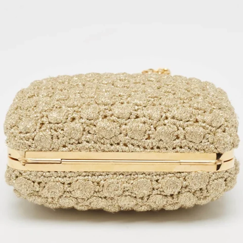 Dolce & Gabbana Pre-owned Fabric clutches Yellow Dames
