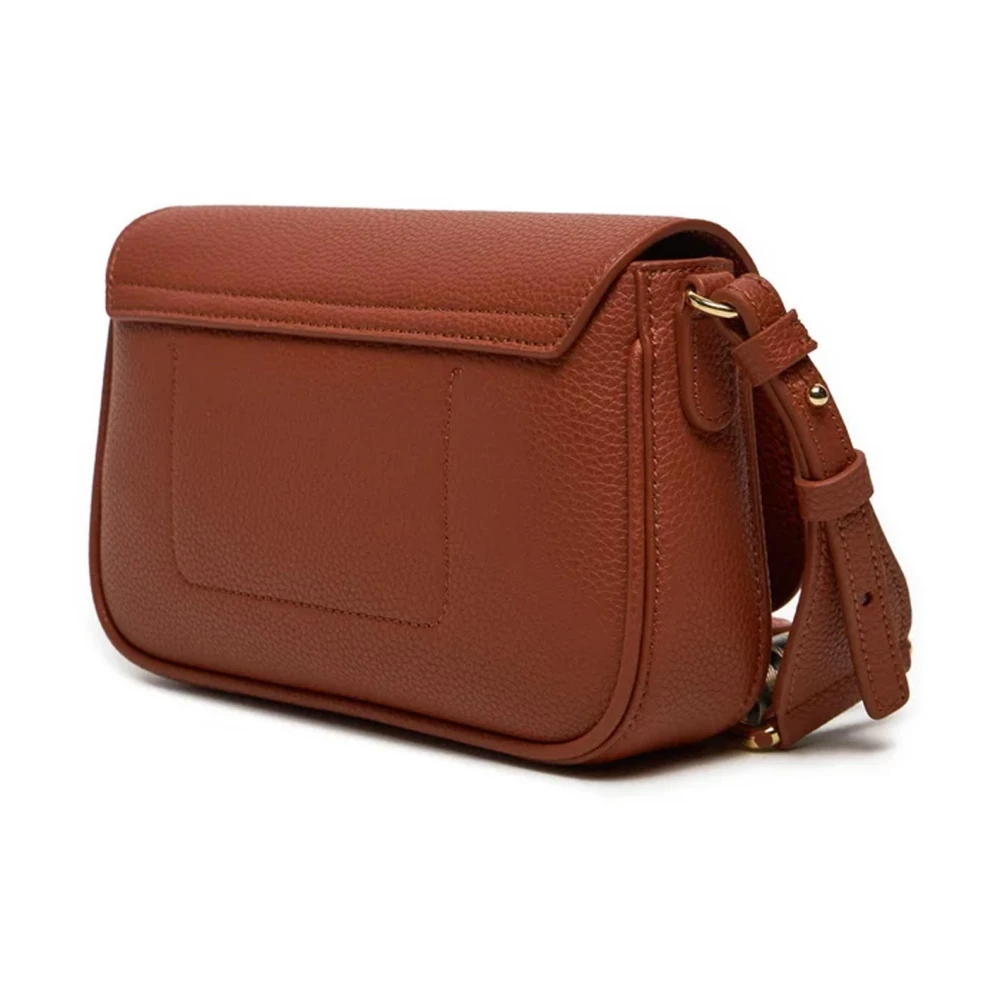 Emporio Armani Gedrukte Hertenleren Schoudertas Brown Dames