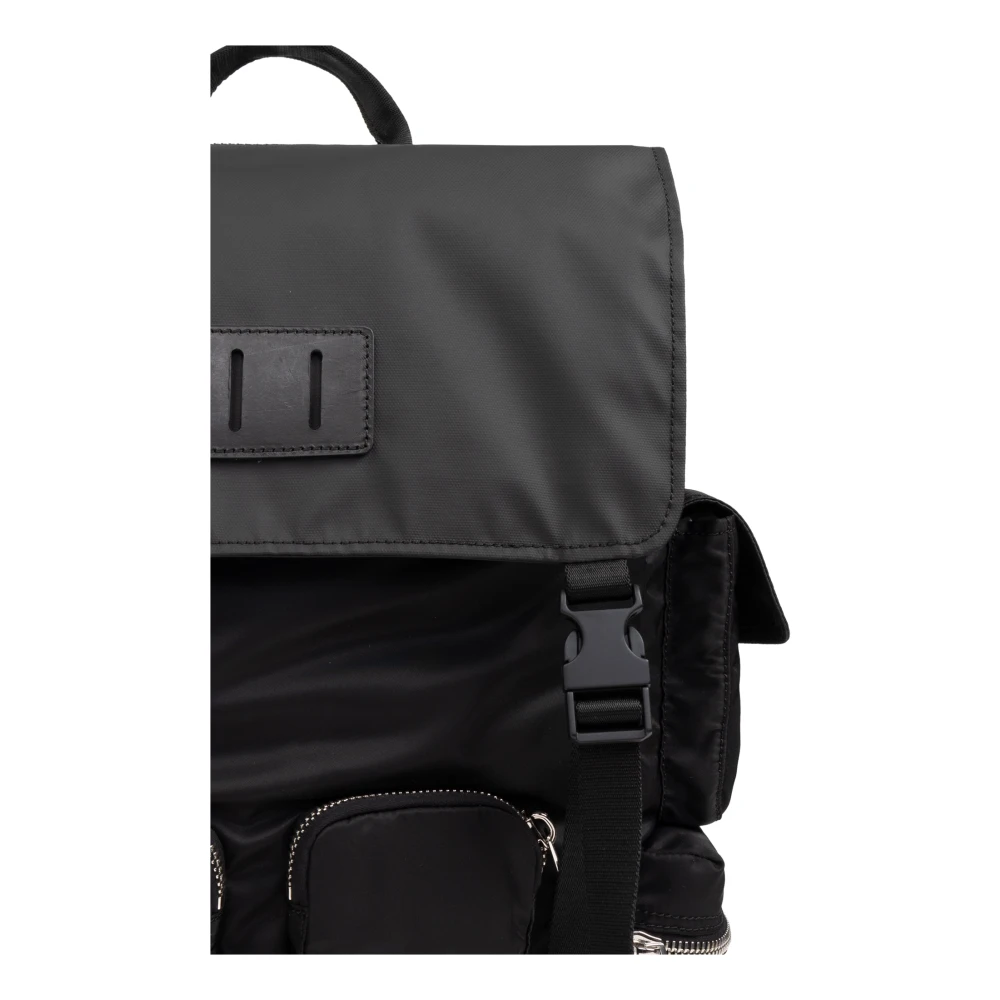 Moschino Rugzak met talrijke zakken Black Heren