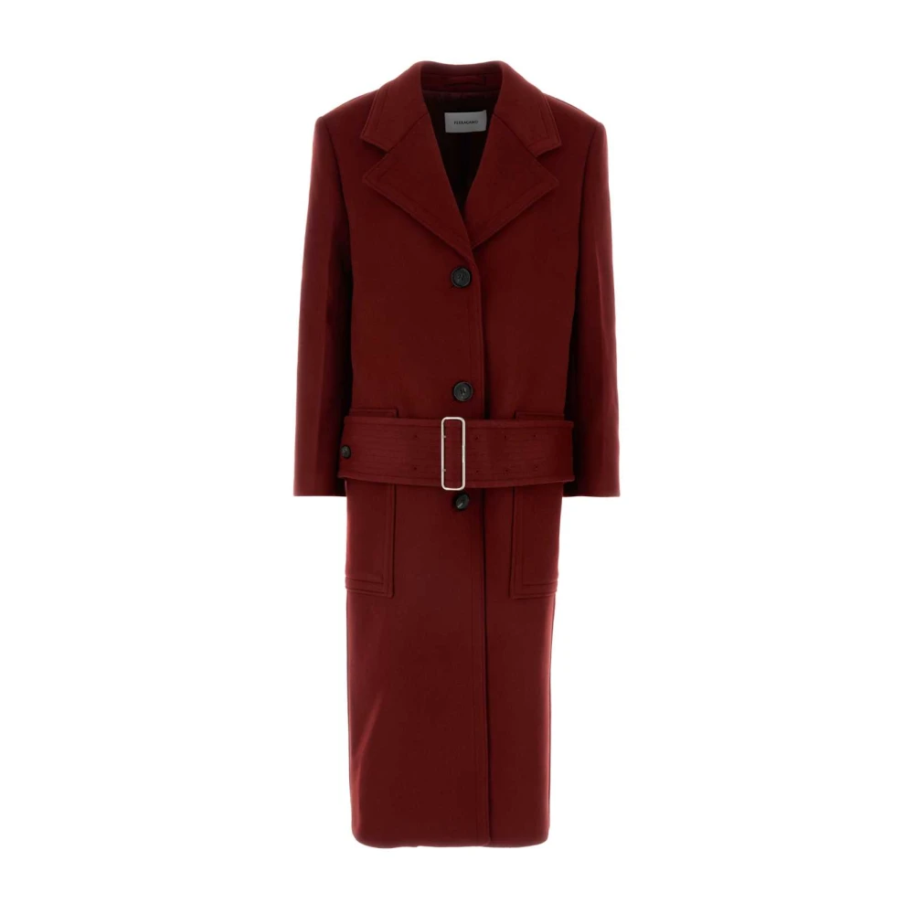 Ferragamo Women's Red Tiziano Coat