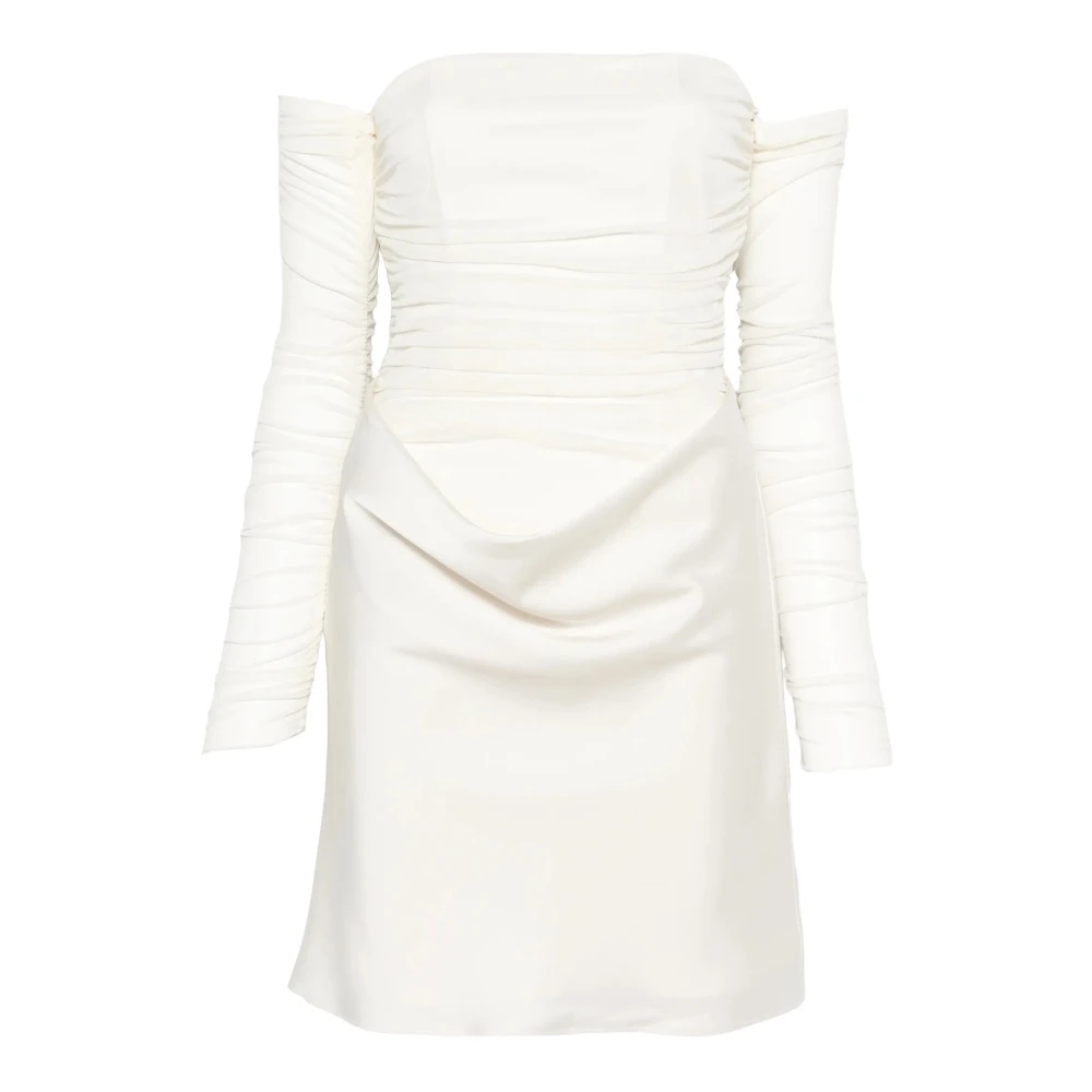 Rotate Birger Christensen Women's White Satin Mini Dress - Party Dresses - Xs - Dresses
