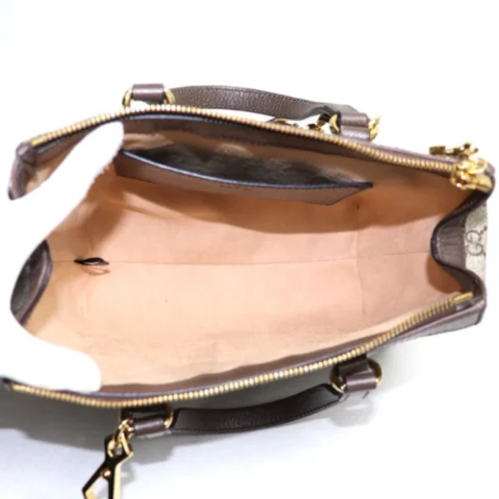 Gucci Vintage Pre-owned Fabric gucci-bags Gray Dames