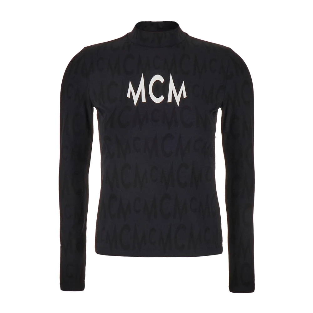 MCM Stijlvolle T-Shirt Black Heren