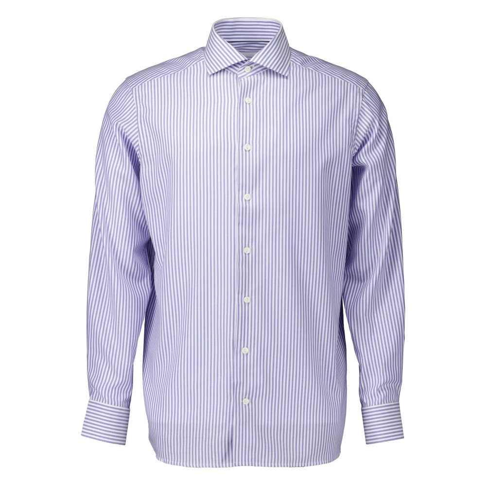 Eton Blue Casual Shirts, Male, 4XL, Long Sleeve Shirt