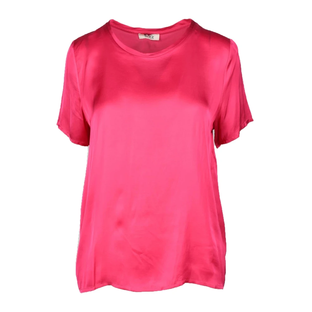 Think! Elegante Viscose Rayon Blouse Pink Dames