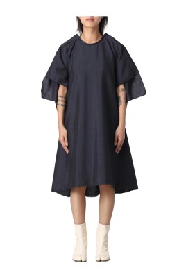 elegant-grey-raw-edge-dress