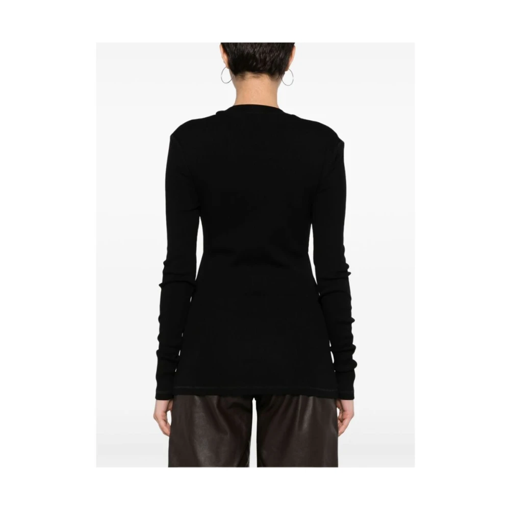 Lemaire Long Sleeve Tops Black Dames