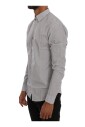 chemise-casual-en-coton-a-carreaux-bleus