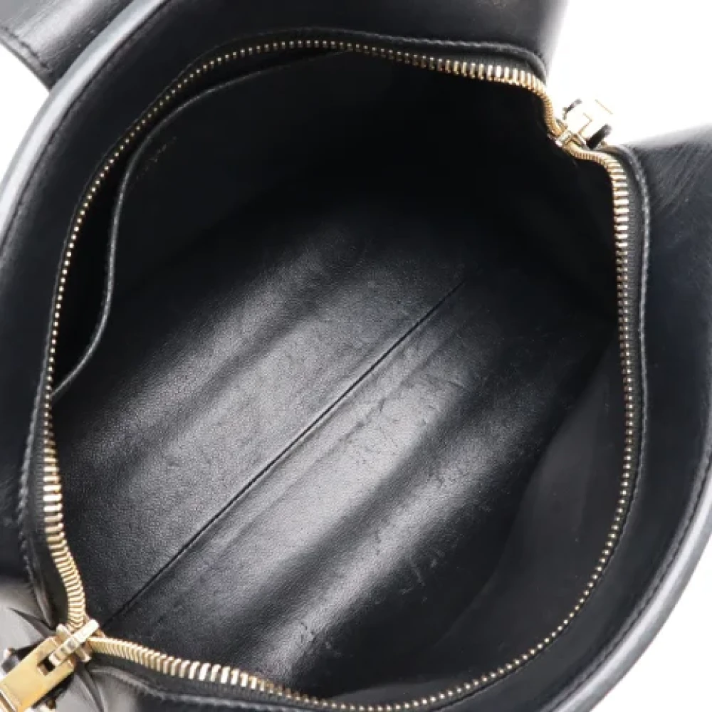 Yves Saint Laurent Vintage Pre-owned Leather handbags Black Dames