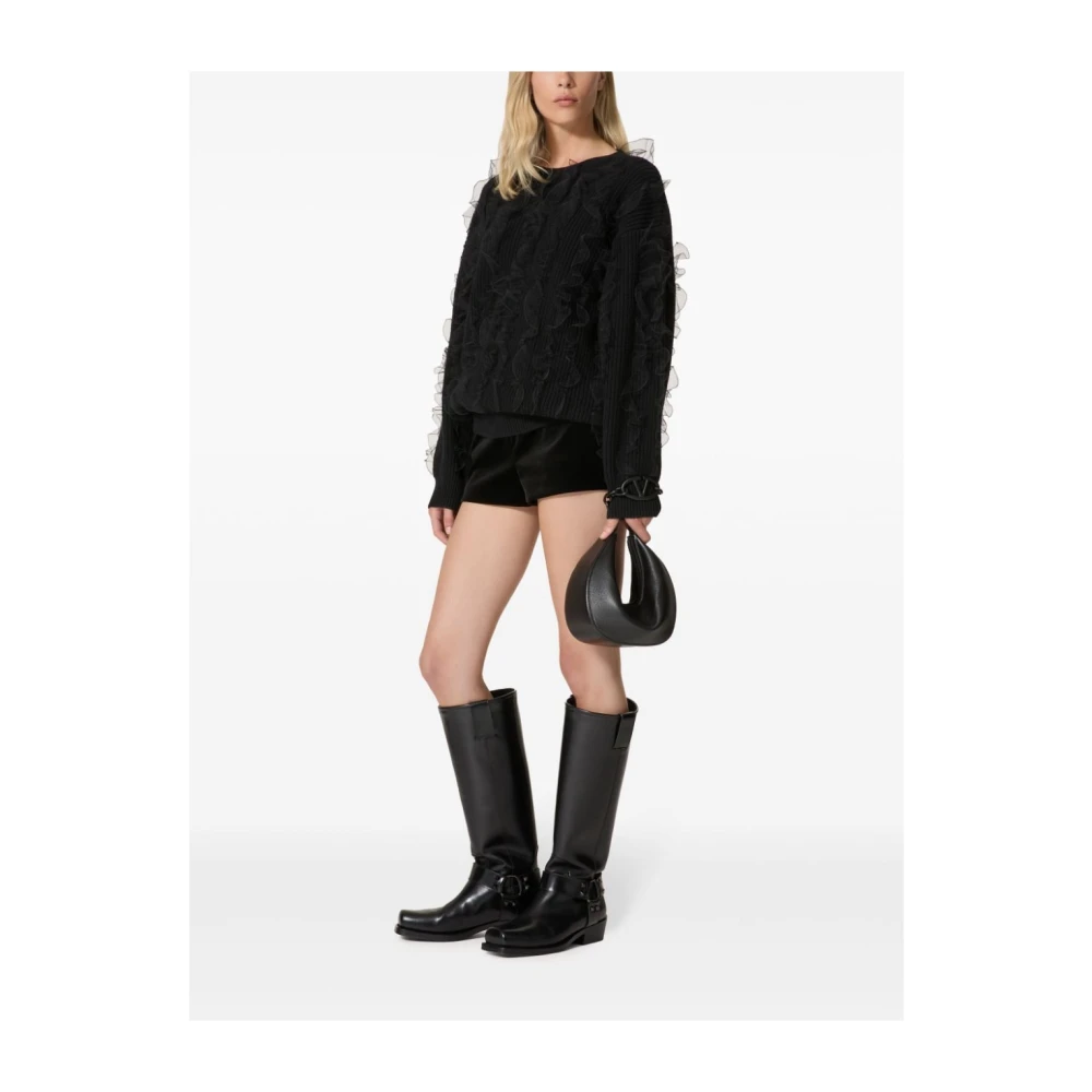 Valentino Garavani Zwarte Shorts voor Mannen Black Dames