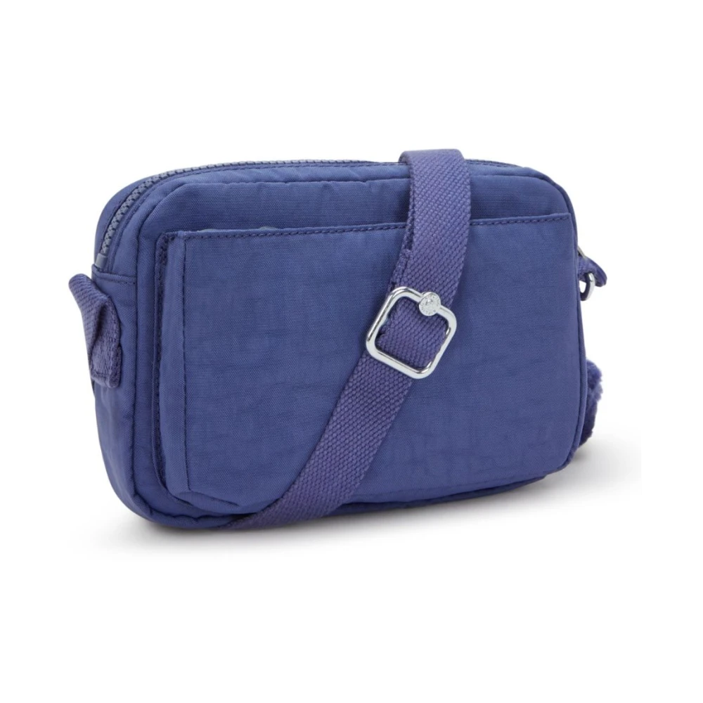 Kipling Verstelbare schoudertas met ritssluiting zakken Blue Unisex