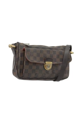 Pre-owned Damier Ebene Axelremsväska