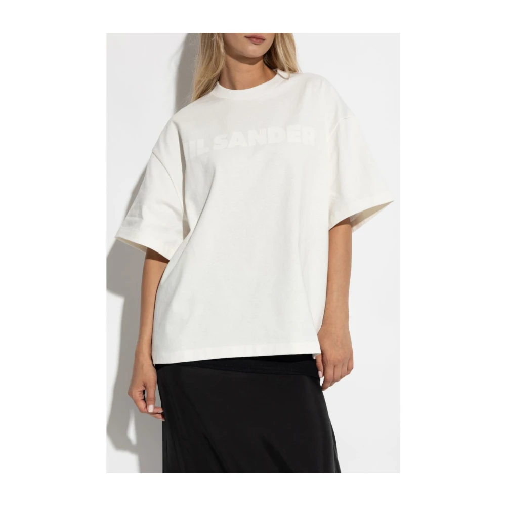 Jil Sander Witte T-shirts & Polo's voor vrouwen White Dames