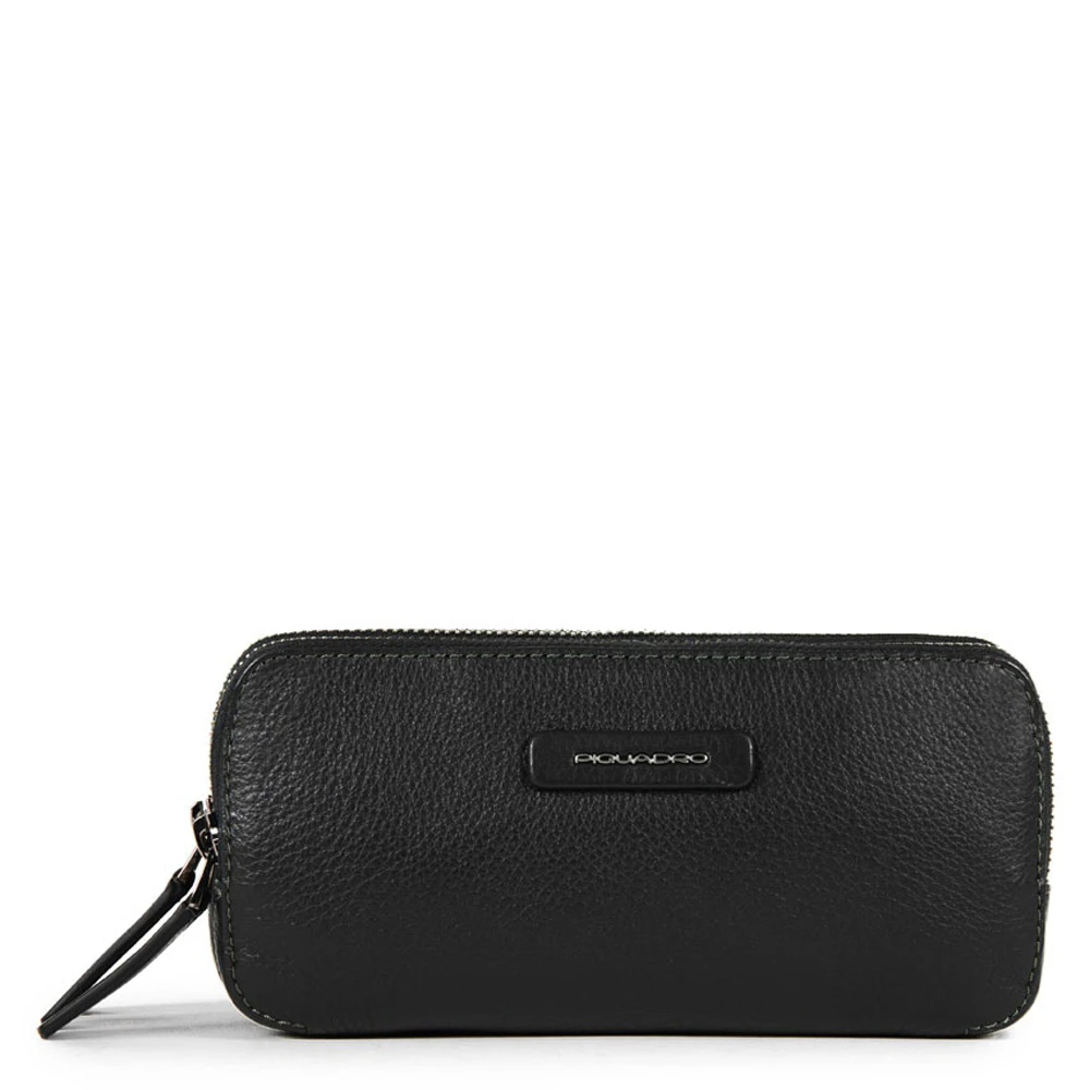 Piquadro Men's Black Clutch With Three Dividers - Bags - One Size - Bags