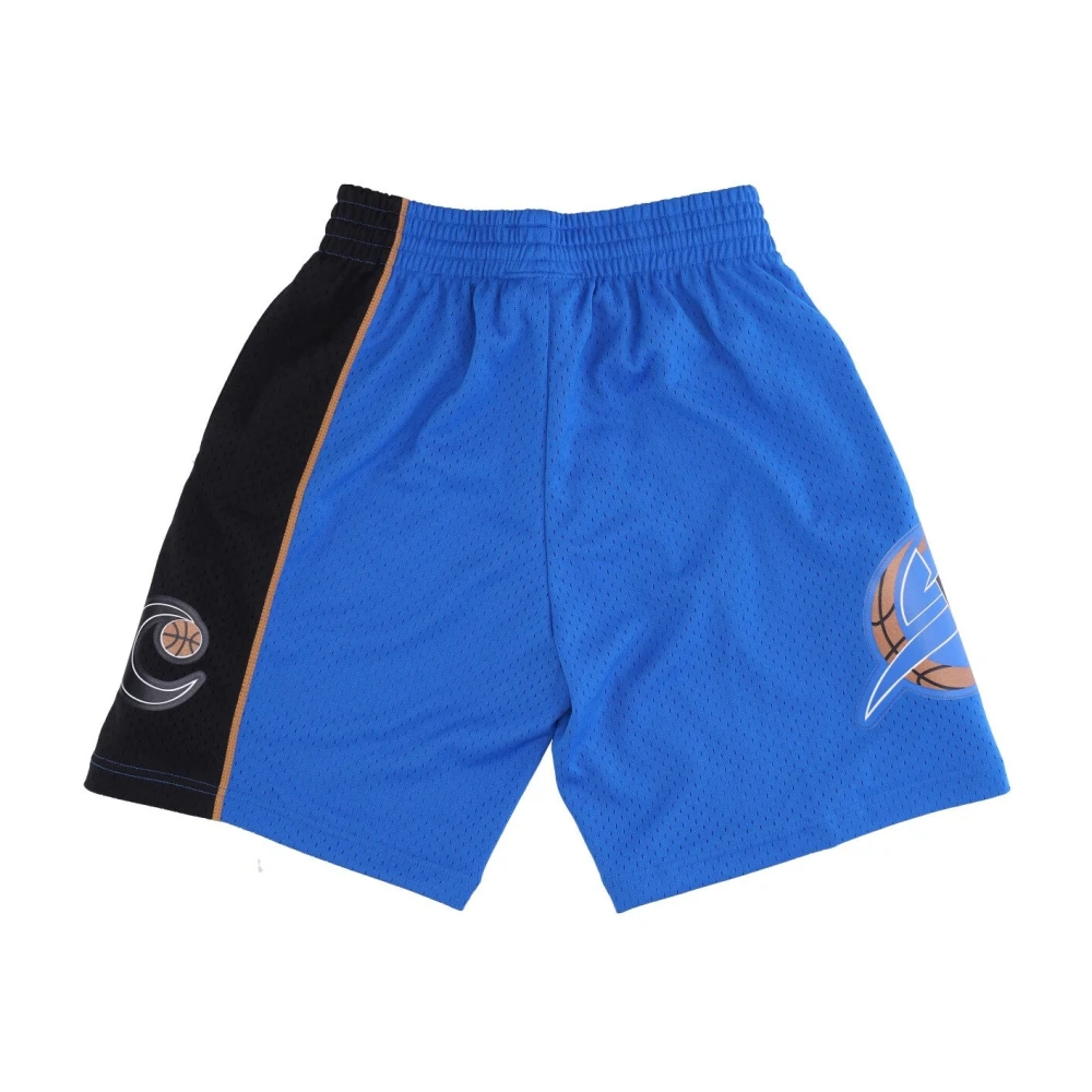 Mitchell & Ness NBA Swingman Basketball Shorts Blue Heren
