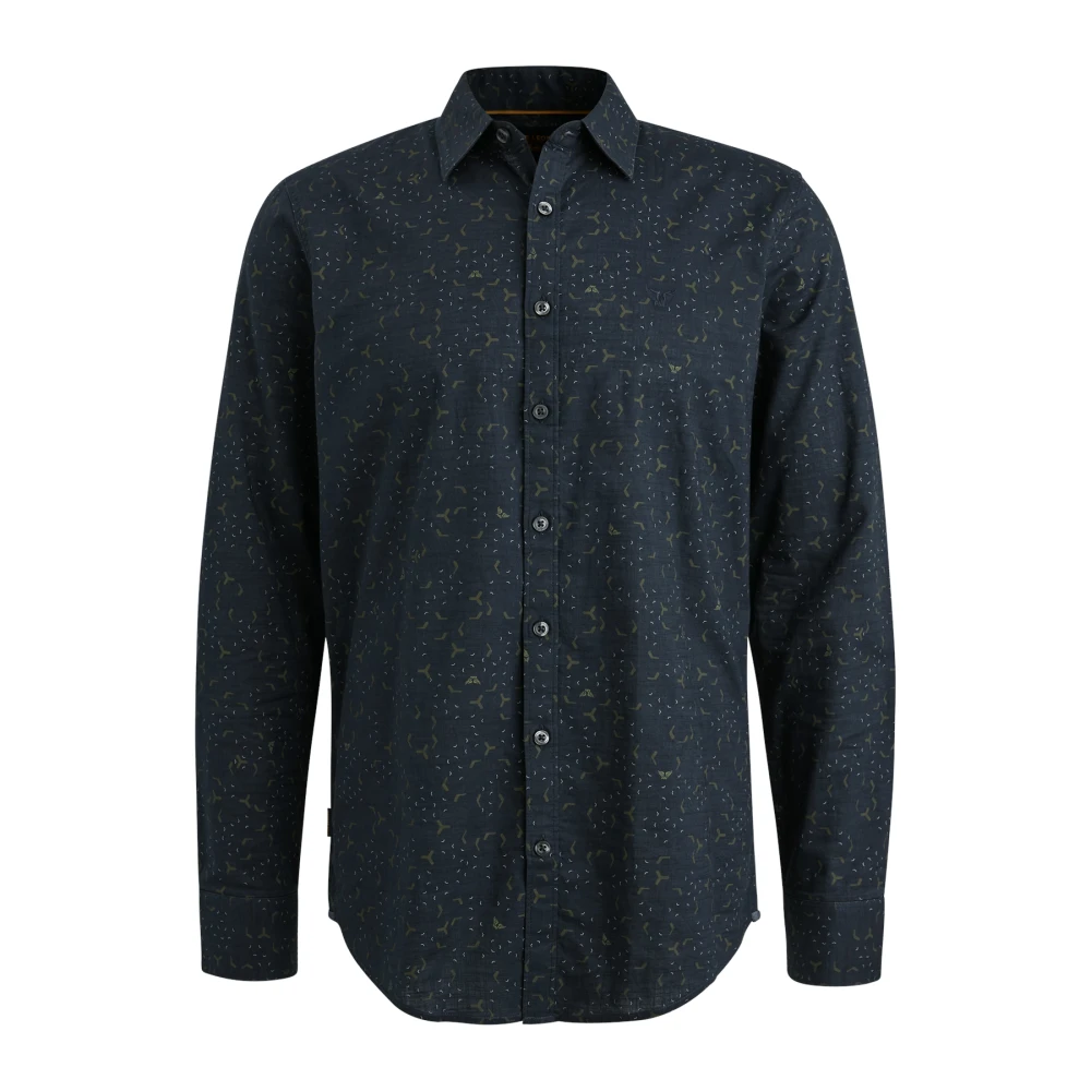 PME Legend Lange Mouw Dressual Print Jesper Black Heren