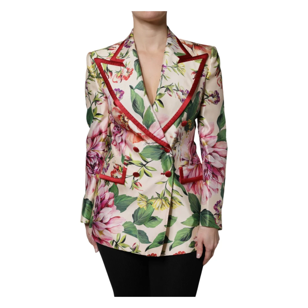 Dolce & Gabbana Damen Multicolor Jacken, Mehrfarbig, Lgröße: