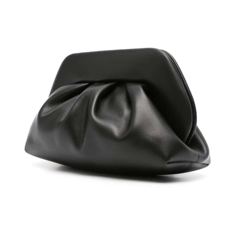 THEMOIRè Zwarte Faux Leren Schoudertas Black Dames
