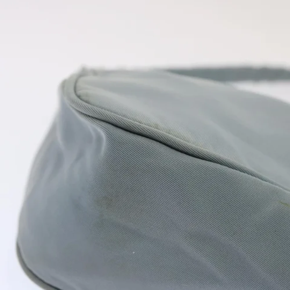 Prada Vintage Pre-owned Nylon pouches Blue Dames
