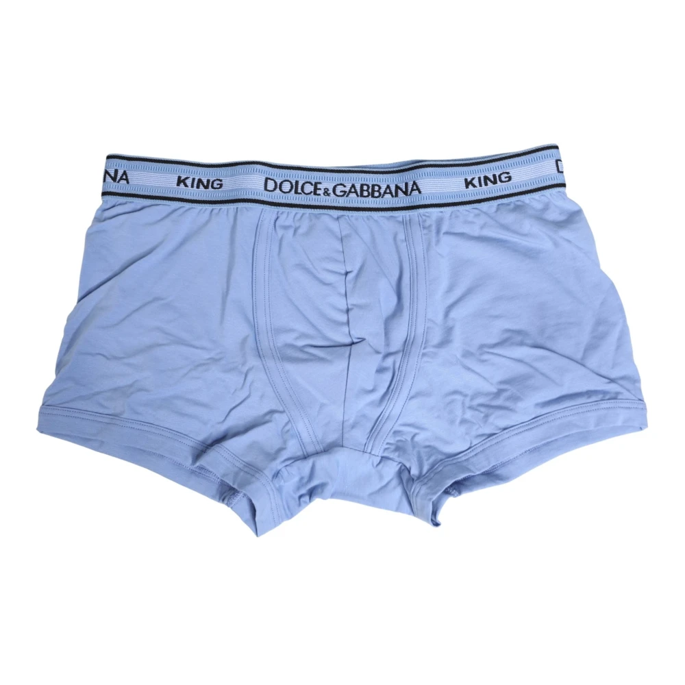 Dolce & Gabbana Men's Blue Regular Boxer - Underpants - Xs - Underwear