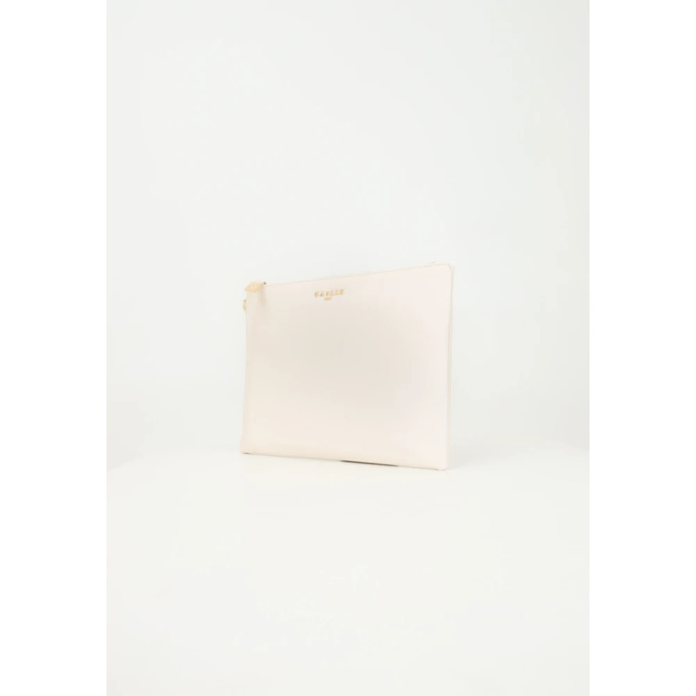 Gaëlle Paris Elegante Ivoor Clutch Tas Beige Dames