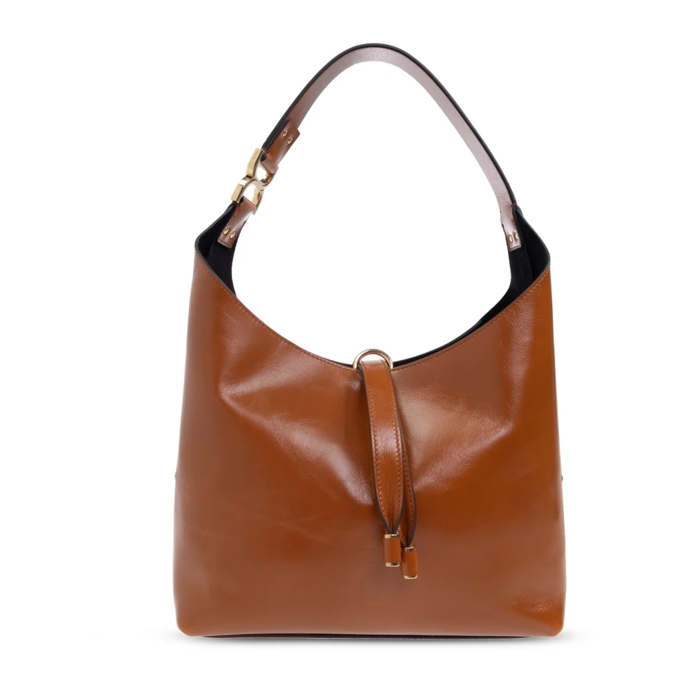 Chloé Marcie Hobo Kleine schoudertas Brown Dames