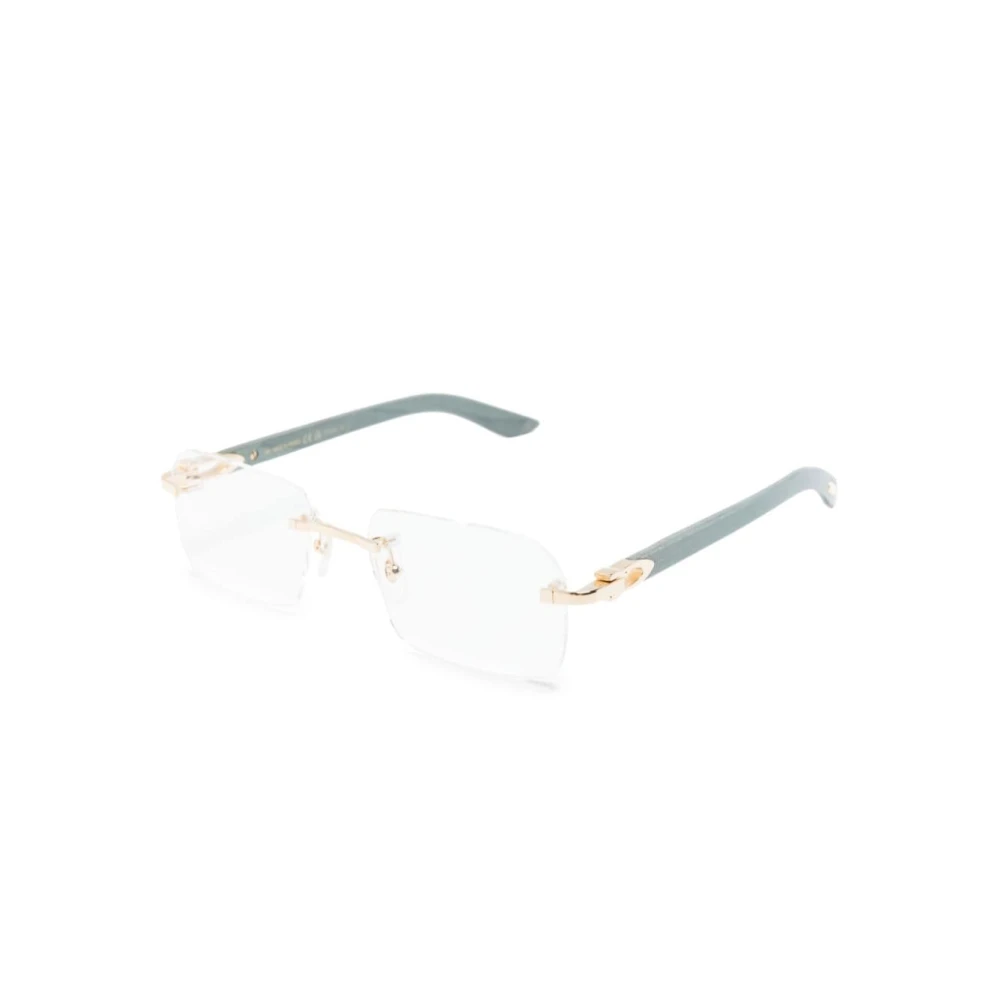 Cartier Men's Yellow Glasses, 56 Mm, Optical Frame