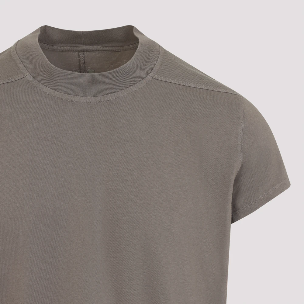 Rick Owens Minimalistisch Zwart T-shirt Beige Heren