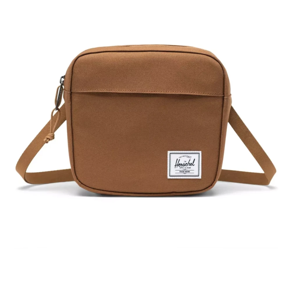 Herschel Klassieke Crossbody Rubber Tas Brown Unisex