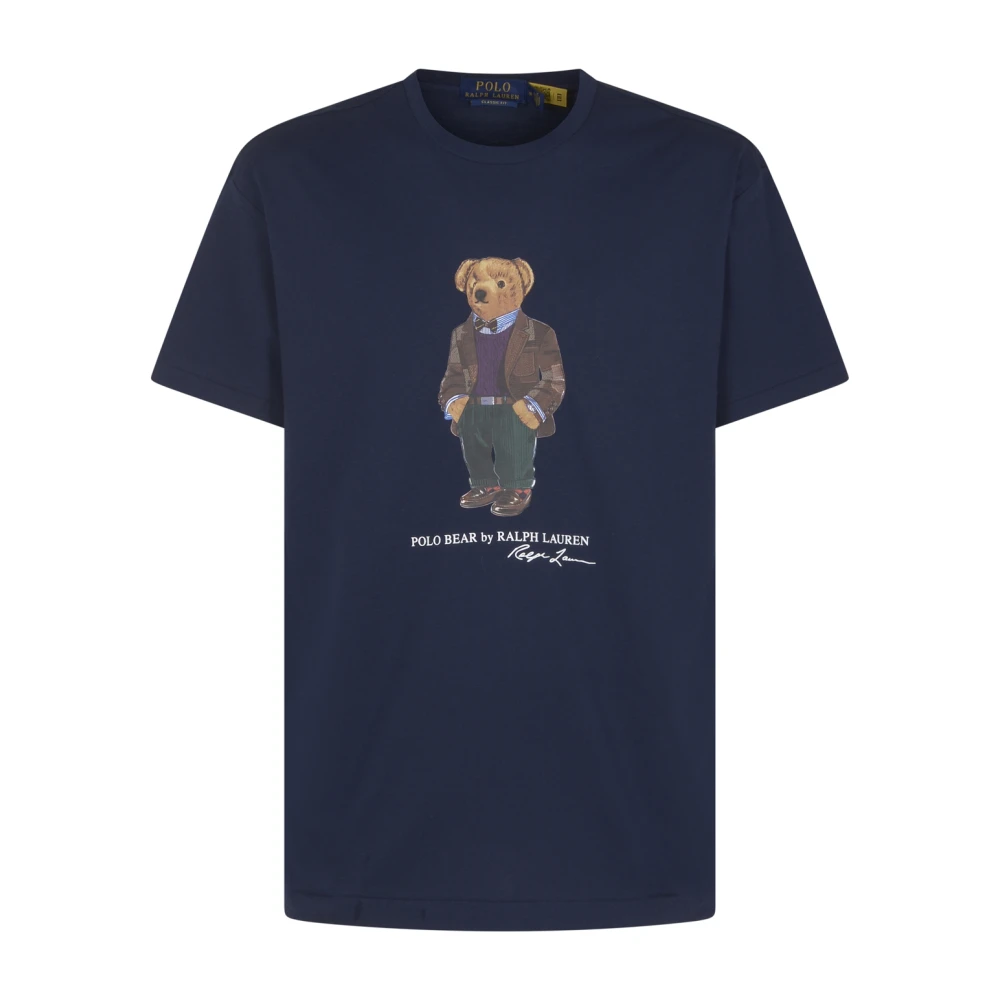 Ralph Lauren Cruise Navy Heritage Bear Overhemden Blue Heren