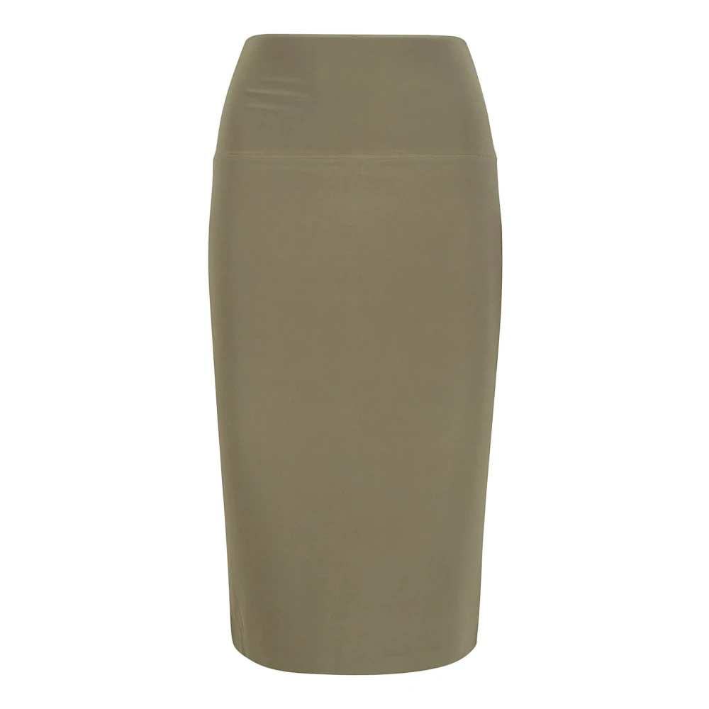 Norma Kamali Militaire Stijl Rokken Green Dames