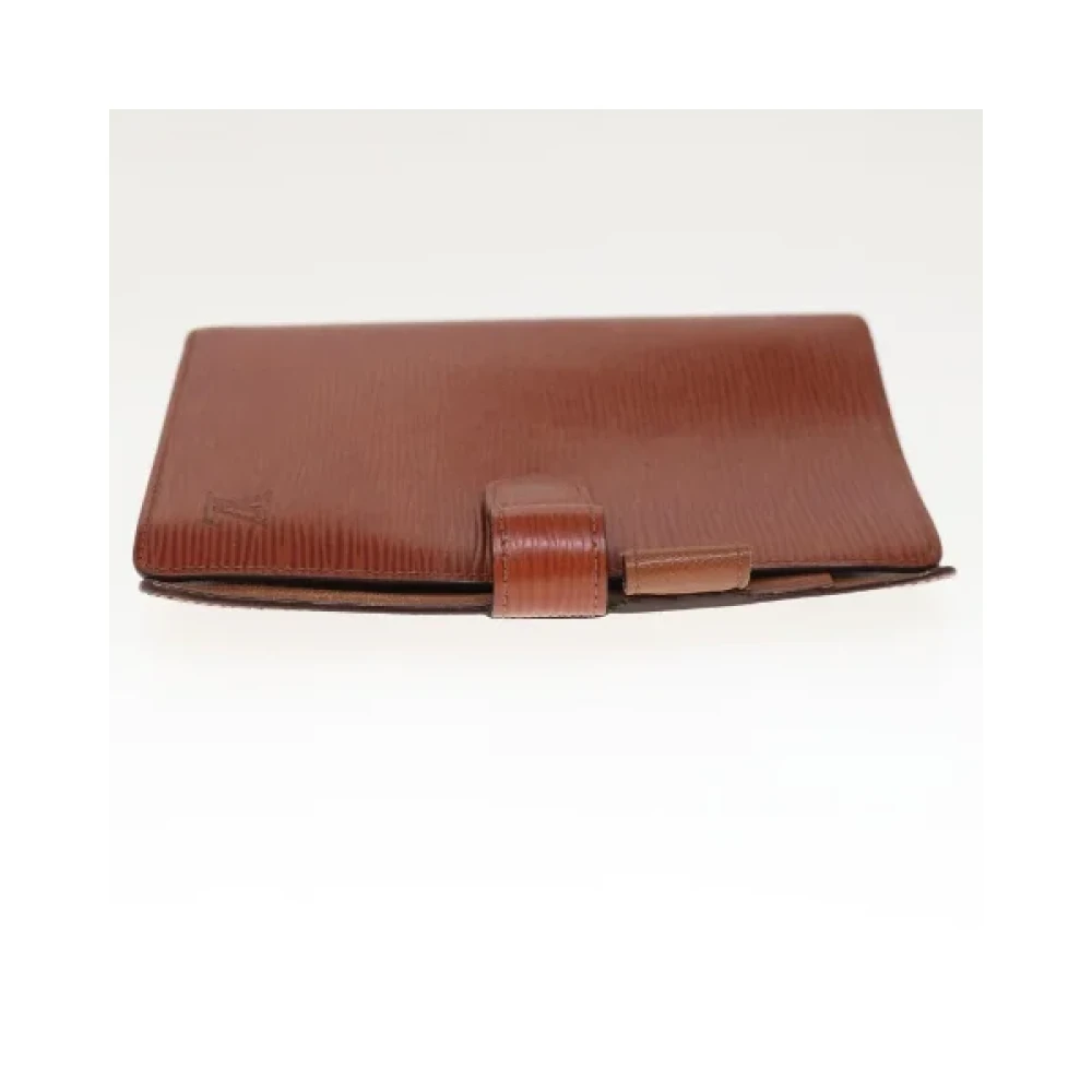 Louis Vuitton Vintage Pre-owned Leather home-office Brown Dames