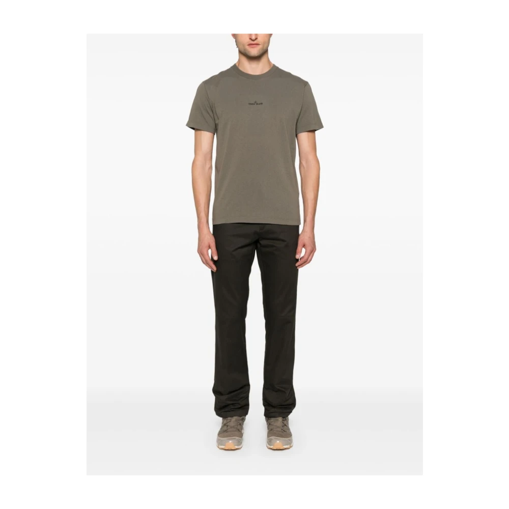 Stone Island Stijlvolle T-shirts en Polos Collectie Brown Heren