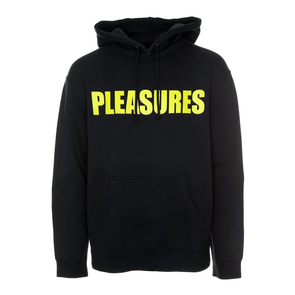 Pleasures Veiligheidshoodie met logoprint Blue Heren