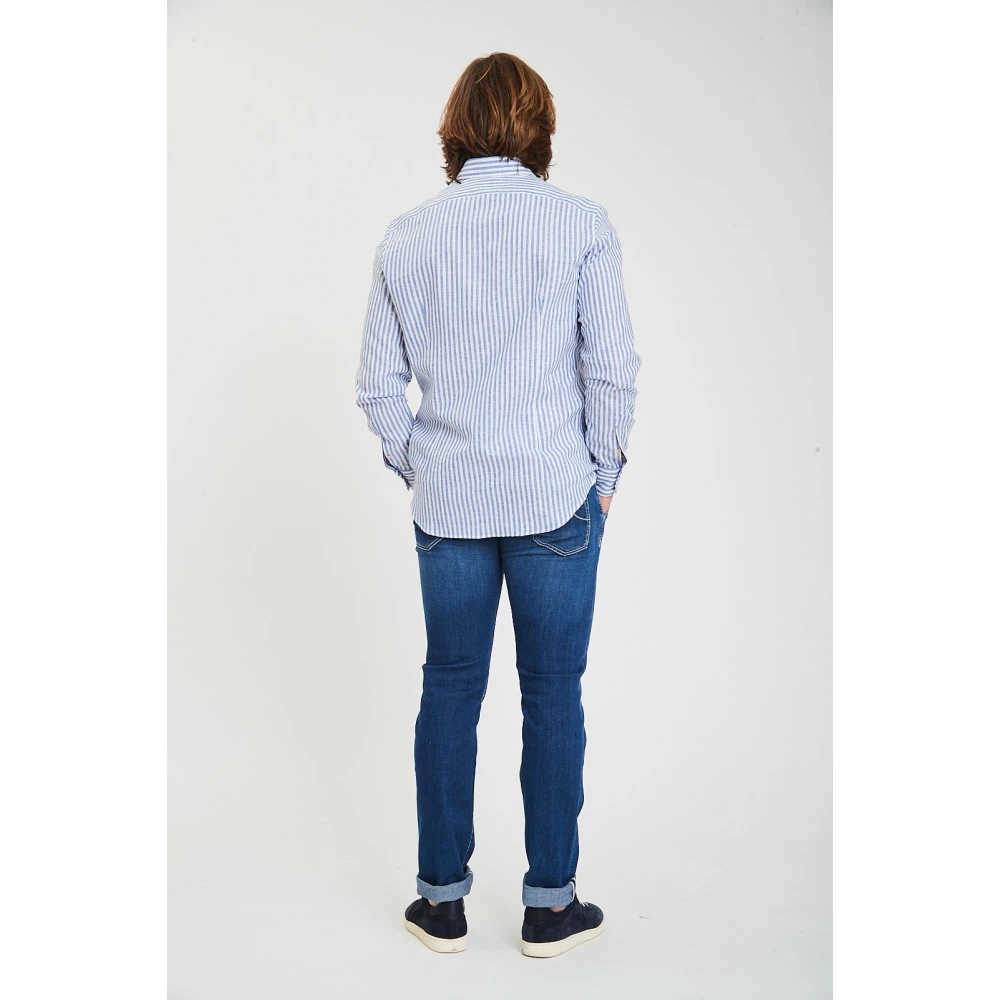 Mazzarelli Casual Shirts Multicolor Heren