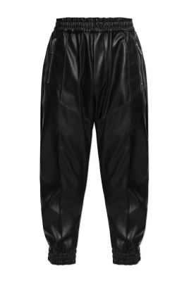 Faux Leather Jogging Pant