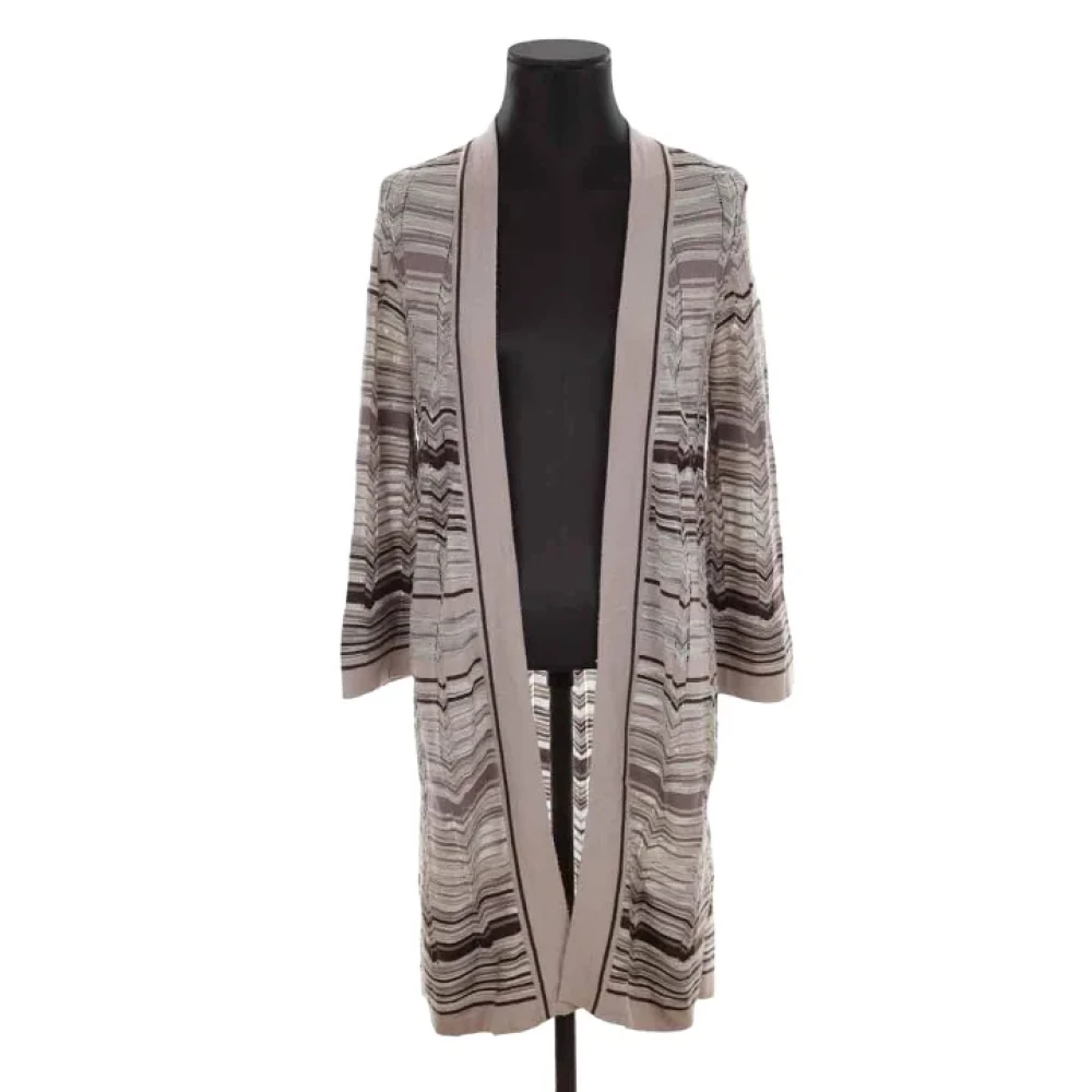 Missoni Pre-owned Wool outerwear Gray Dames