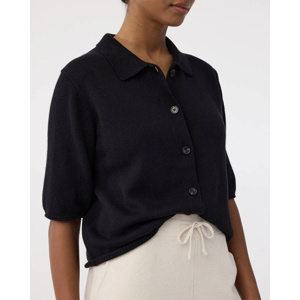 Knit-ted Yoshi Vest Black Dames