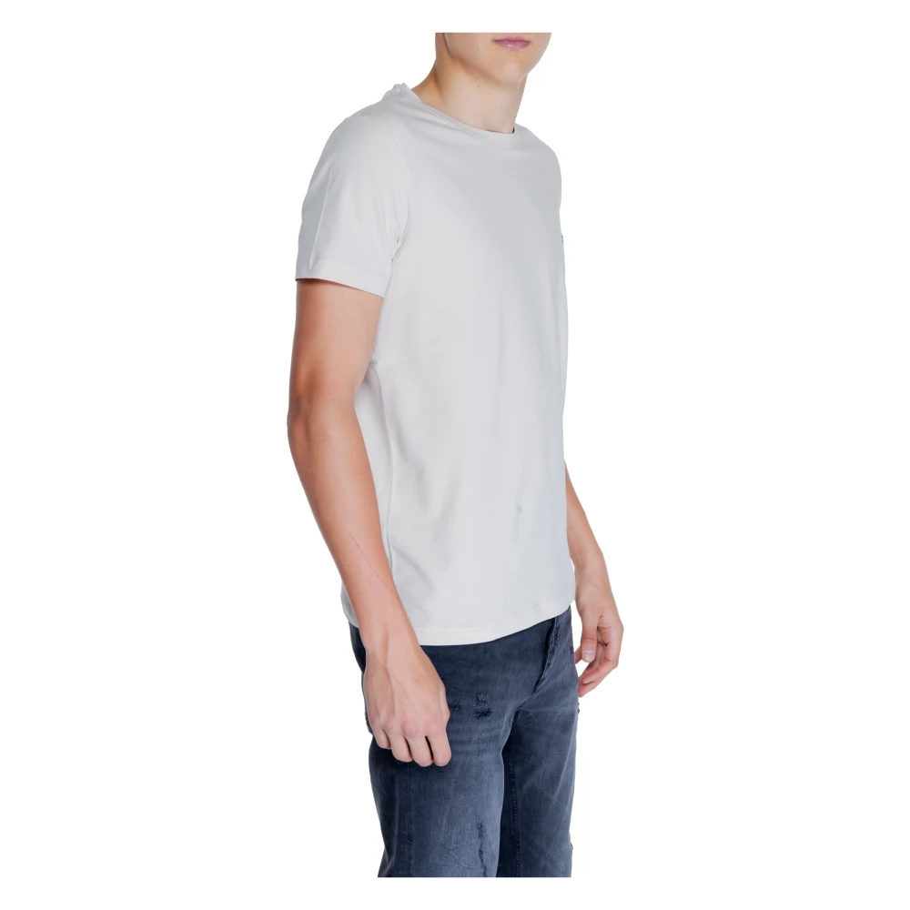 Tommy Hilfiger Stretch Slim Fit Tee Collectie Katoen Elastaan White Heren