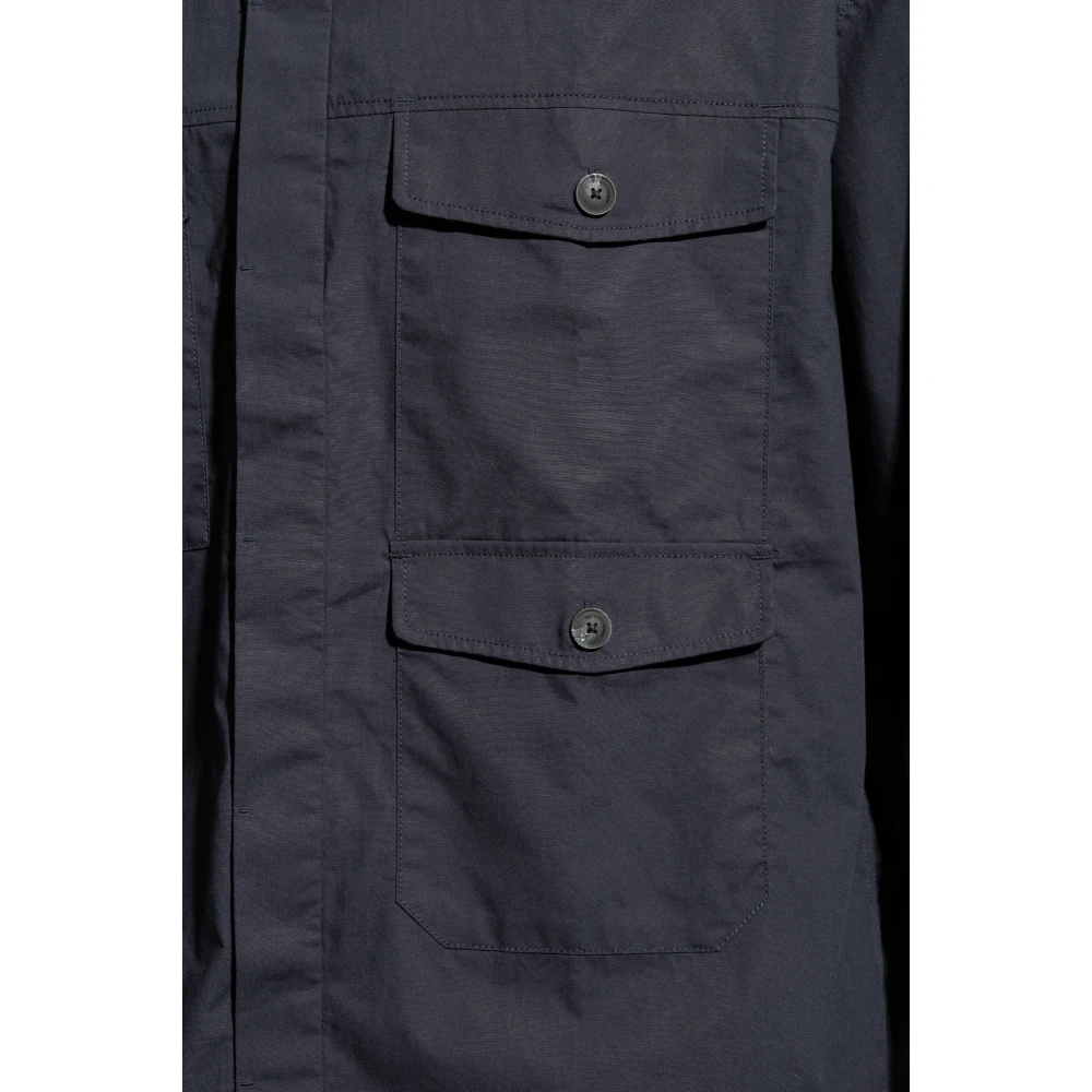 Emporio Armani Overhemd met zakken Blue Heren