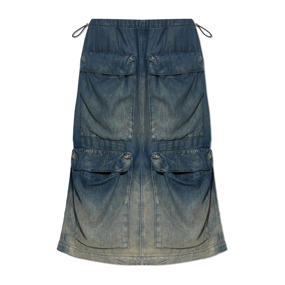 Diesel Damen Blau Rock De-Megi-S