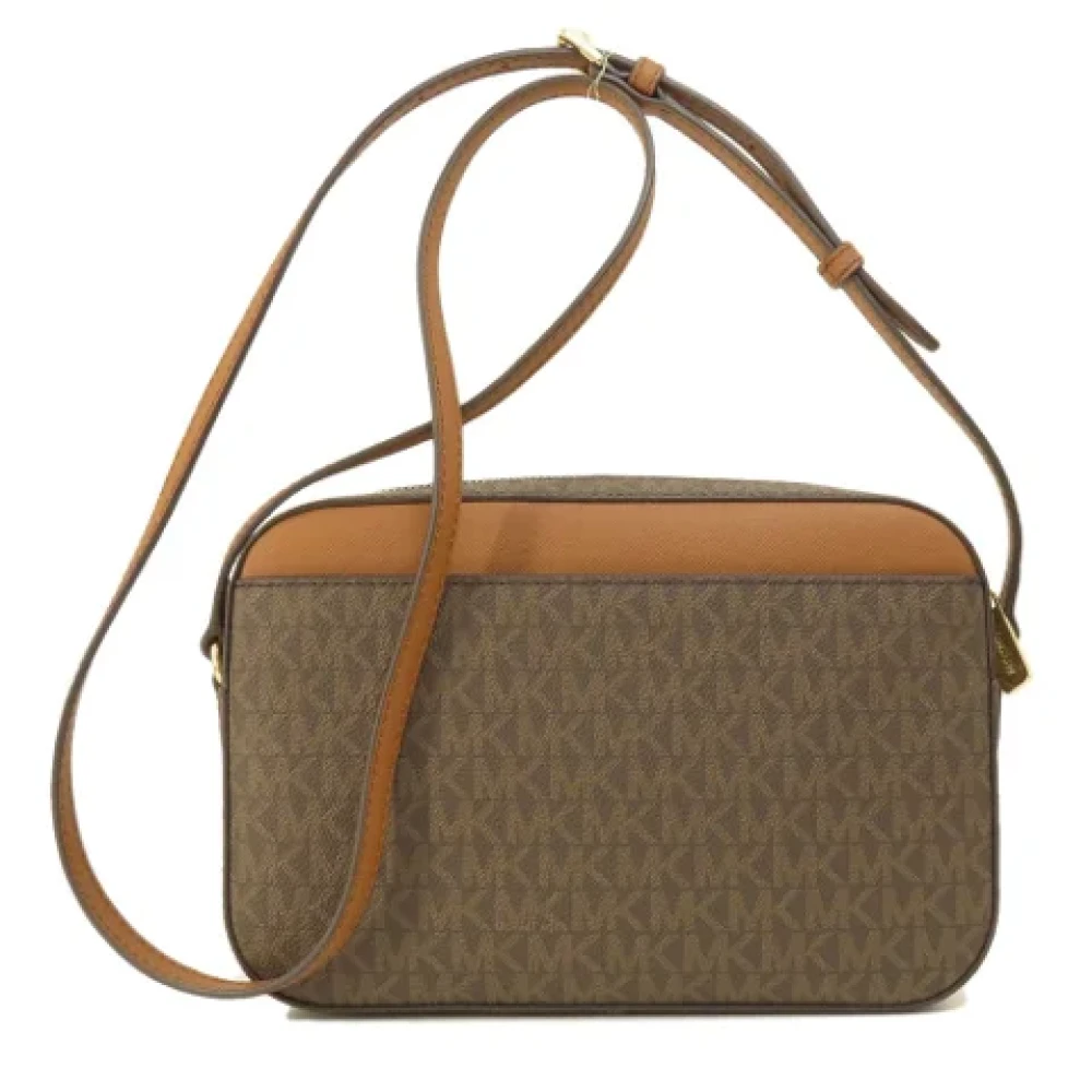 Michael Kors Pre-owned Canvas shoulder-bags Brown Dames