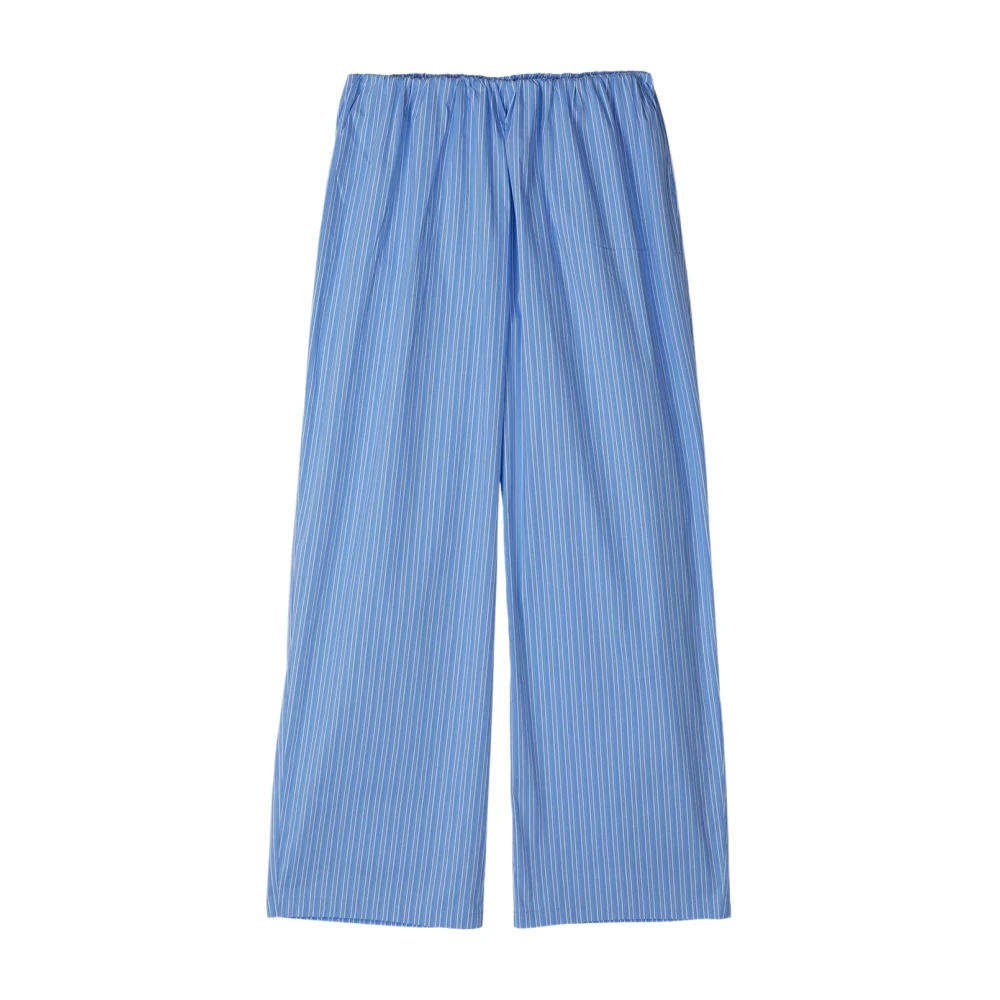 Stylein Wide Trousers Blue Dames