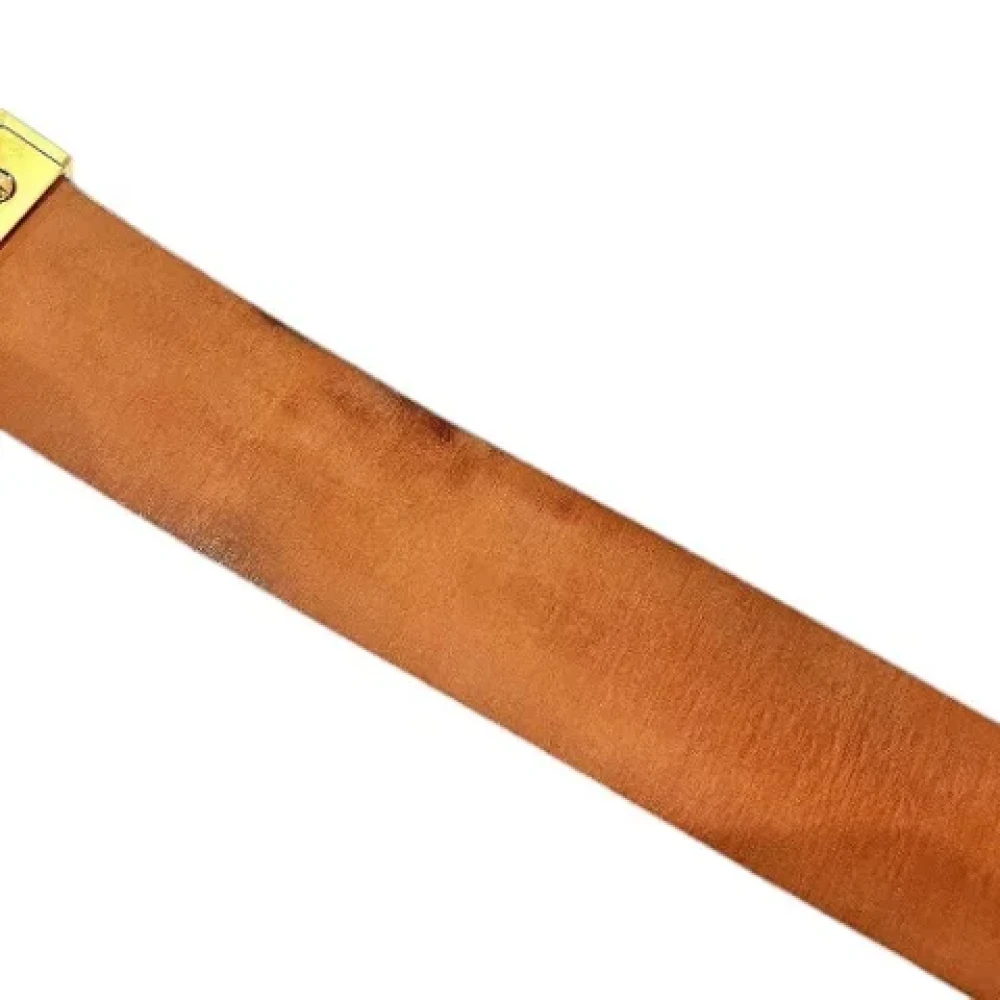 Louis Vuitton Vintage Pre-owned Canvas belts Brown Dames
