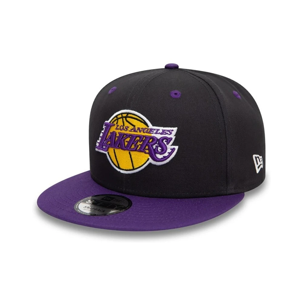 new era Zwarte Lakers Teamkleur Pet Black Heren
