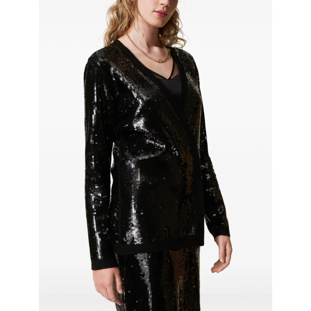 Twinset Zwart Sweater Set Black Dames
