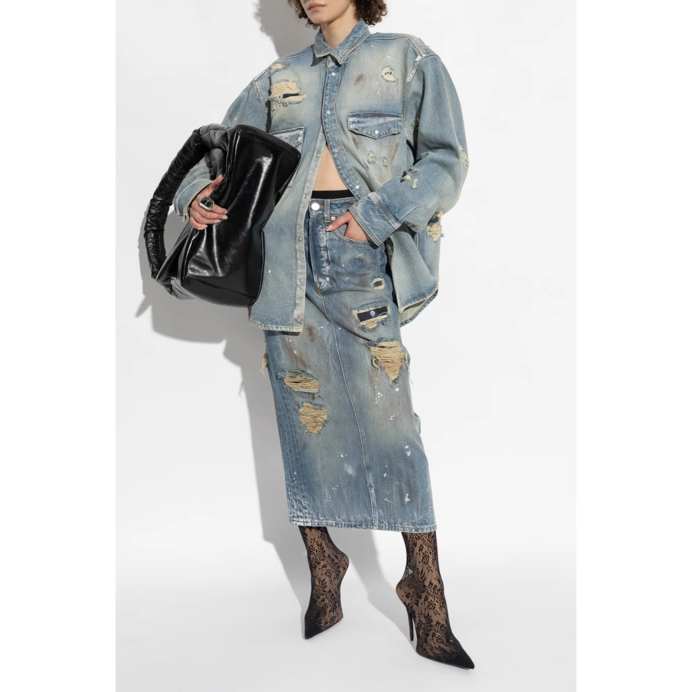 Vetements Spijkerrok Blue Dames