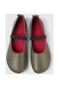 chaussures-plates-ballerine-vertes
