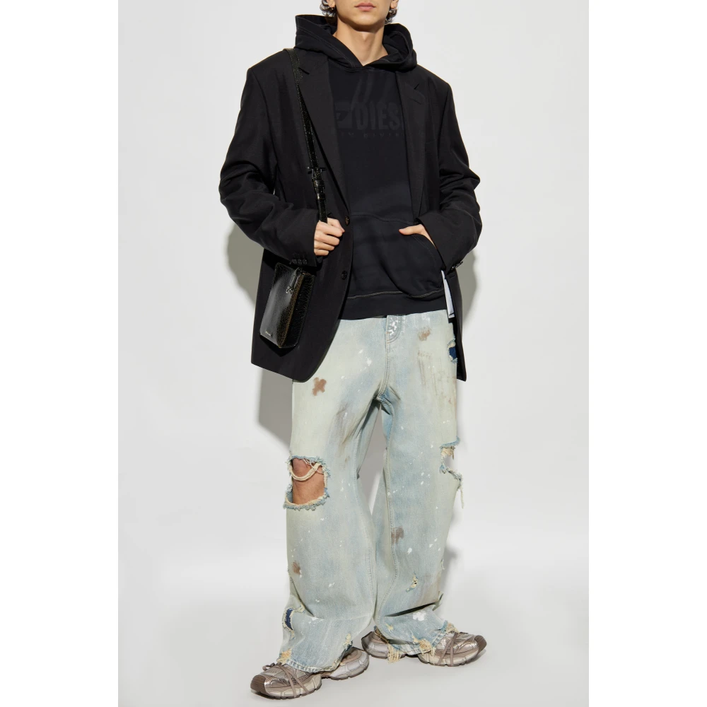 Diesel Hoodie S-Boxt-Hood-R9 Black Heren