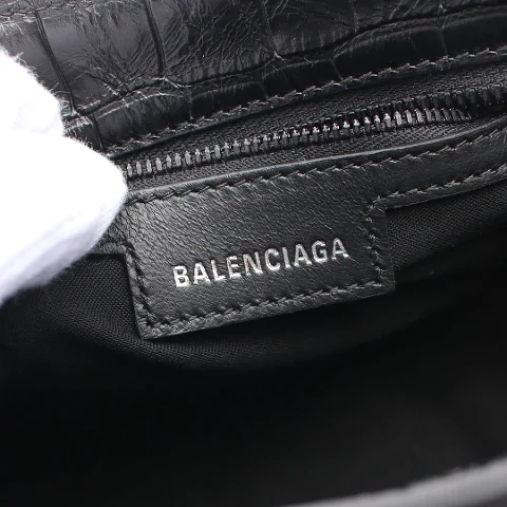 Balenciaga Vintage Pre-owned Leather balenciaga-bags Black Dames